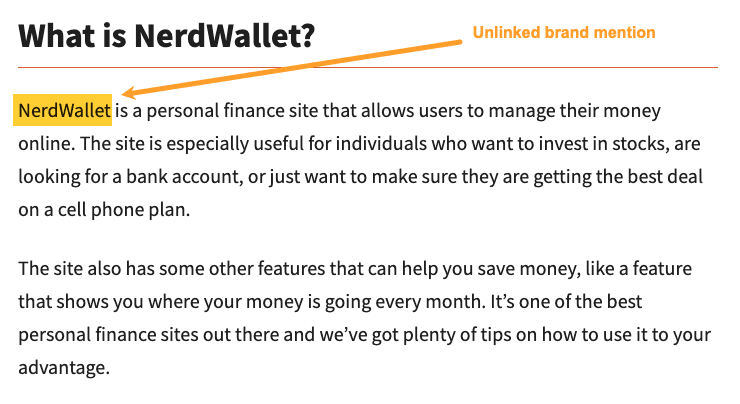 example-of-an-unlinked-brand-mention-that-could-be 12 Low-Hanging Fruit SEO Tactics You Can Implement Today