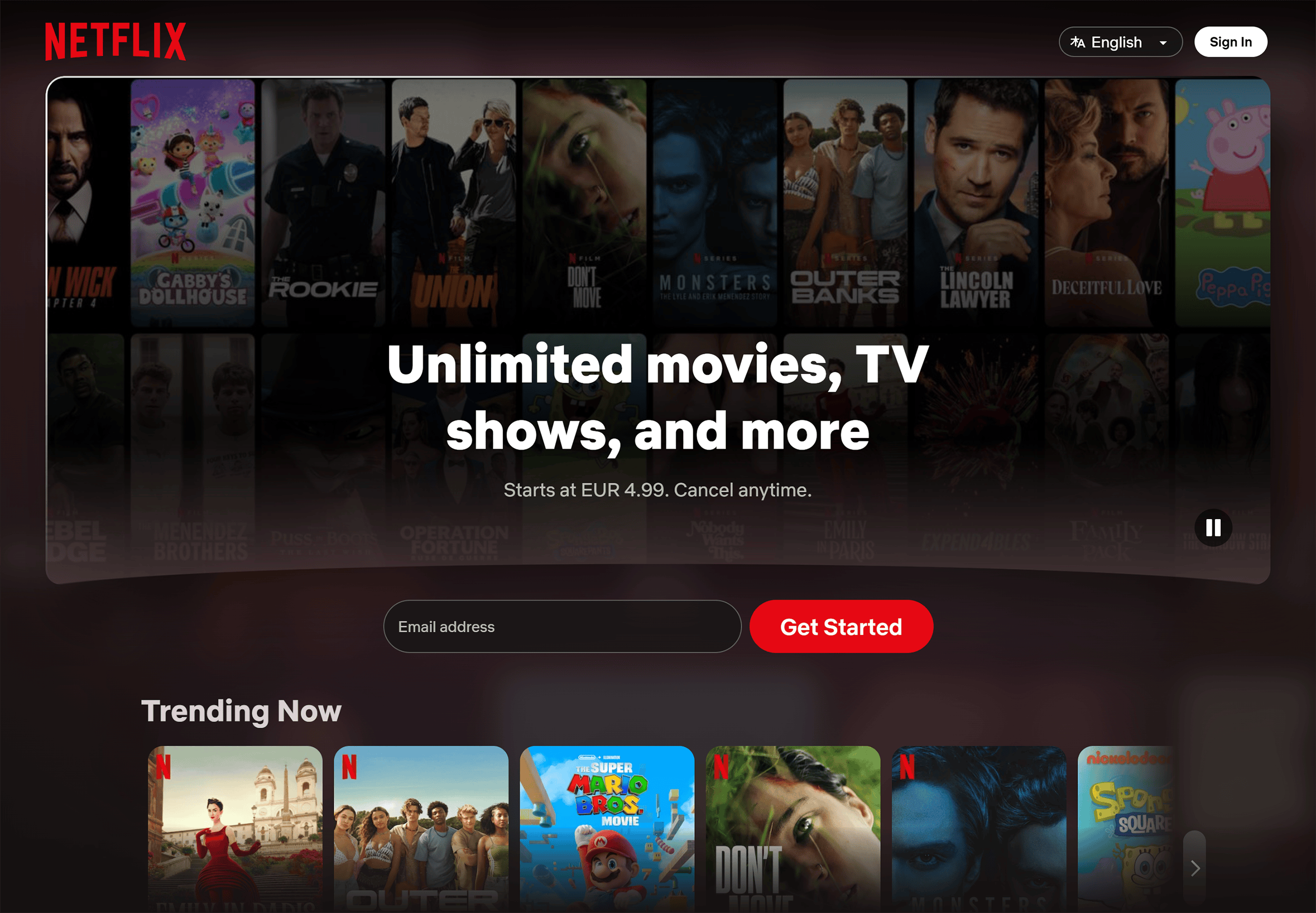 netflix-homepage The 4 Ps of Marketing: How to Apply Them in the AI Era