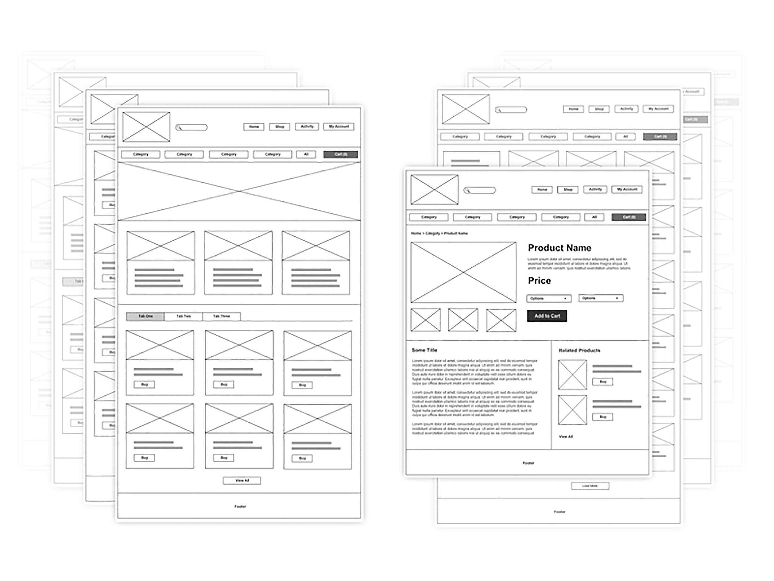 wireframe-design Ecommerce Website Design: How to Create a Store That Sells