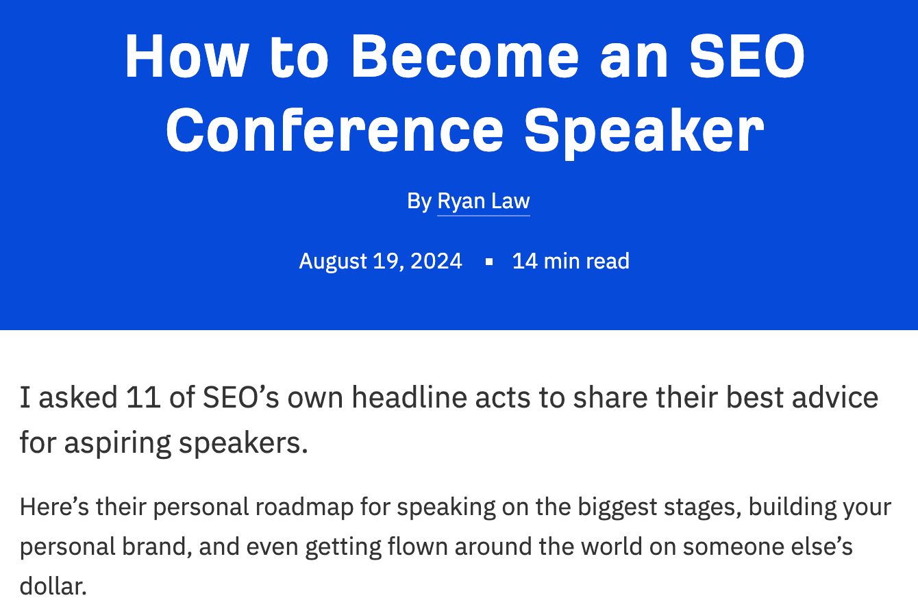 article-on-how-to-become-an-seo-speaker Event Marketing: The Ultimate Guide That Cost $400k to Make