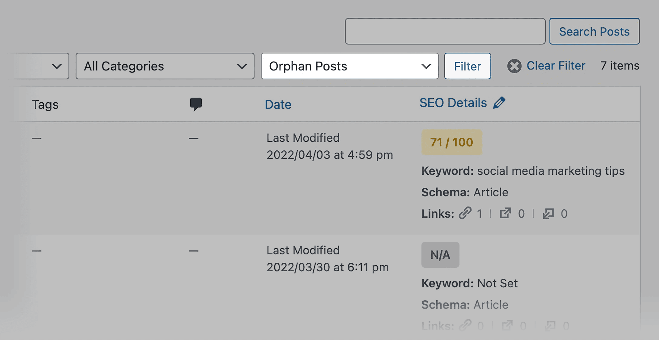 rankmath-orphan-pages-filter What Are Orphan Pages? (How to Find & Fix Them)