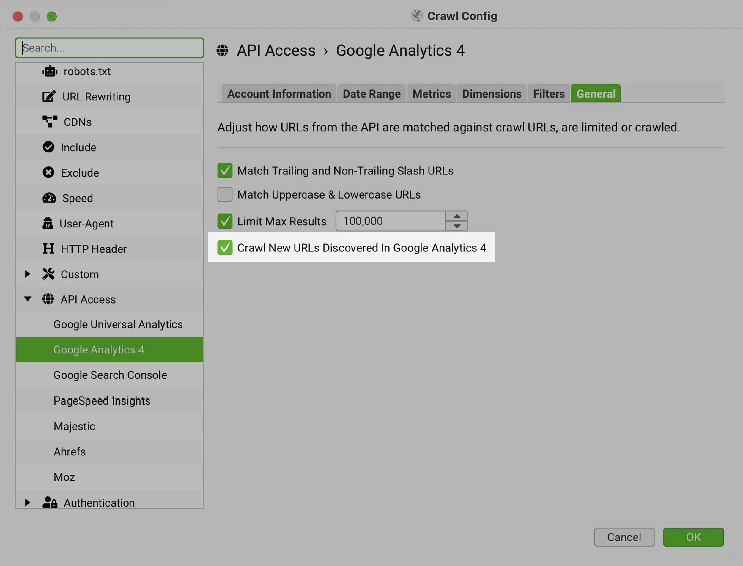 screamingfrog-crawl-config-api-access-ga4 What Are Orphan Pages? (How to Find & Fix Them)