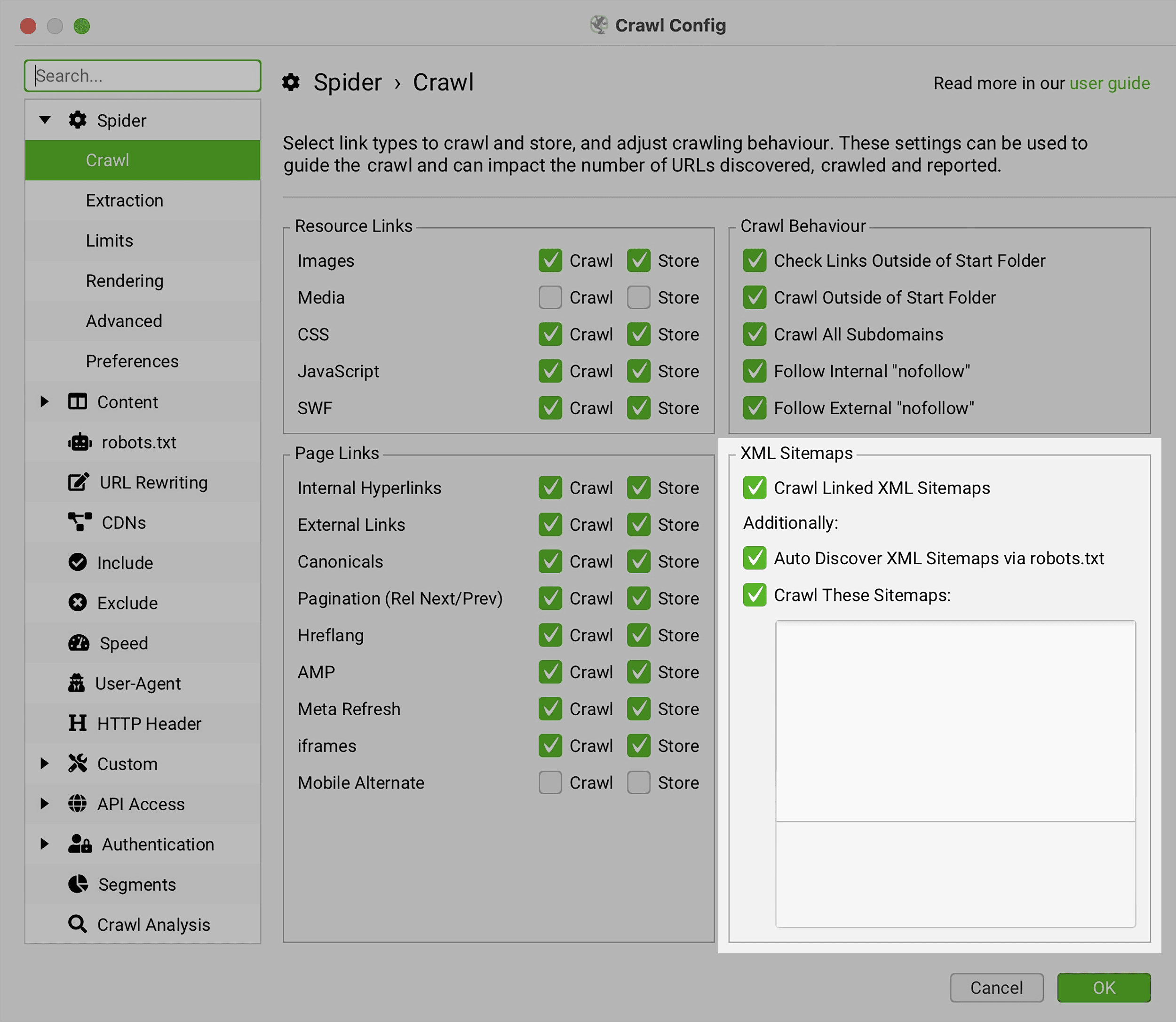 screamingfrog-crawl-config-xml-sitemaps What Are Orphan Pages? (How to Find & Fix Them)