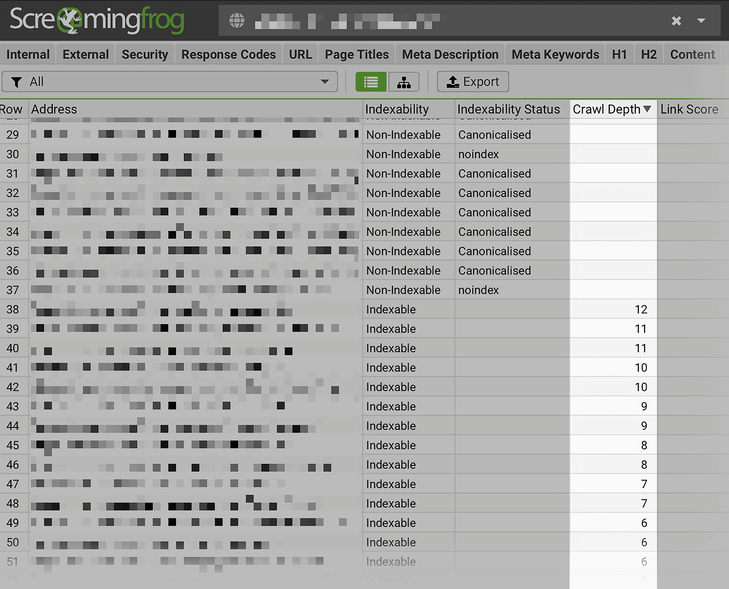 screamingfrog-report-crawl-depth What Are Orphan Pages? (How to Find & Fix Them)