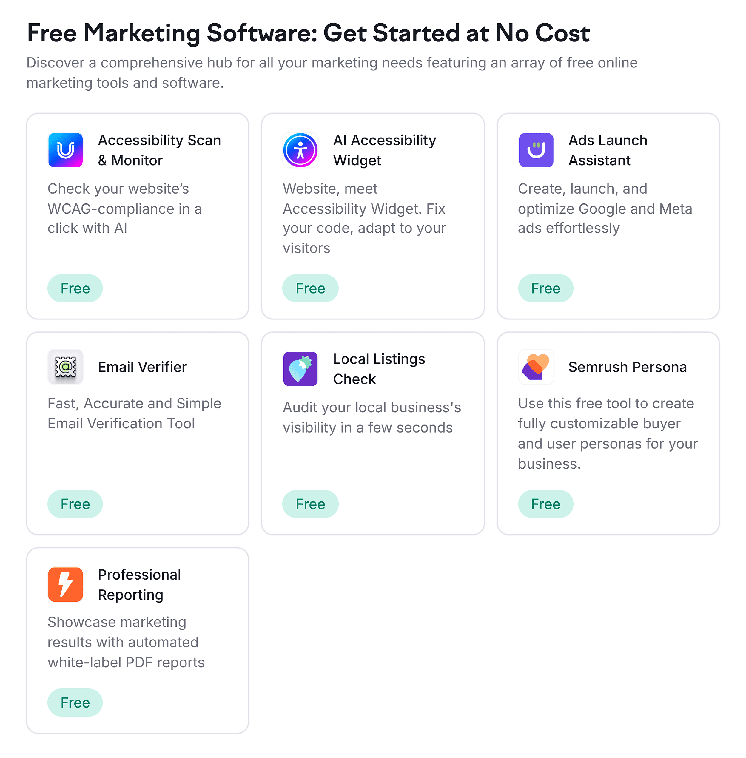 semrush-free-marketinh-software 7 Powerful Semrush Free Account Features (We Tested It)