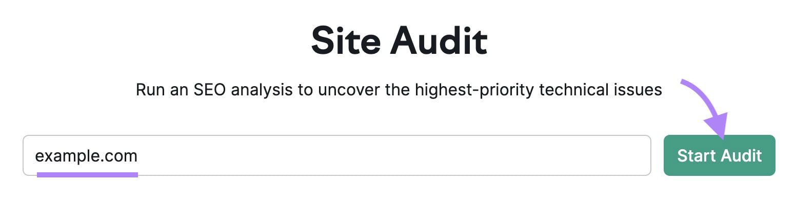 site-audit-tool-start SEO for Manufacturers: Definition, Benefits, and Top Tactics