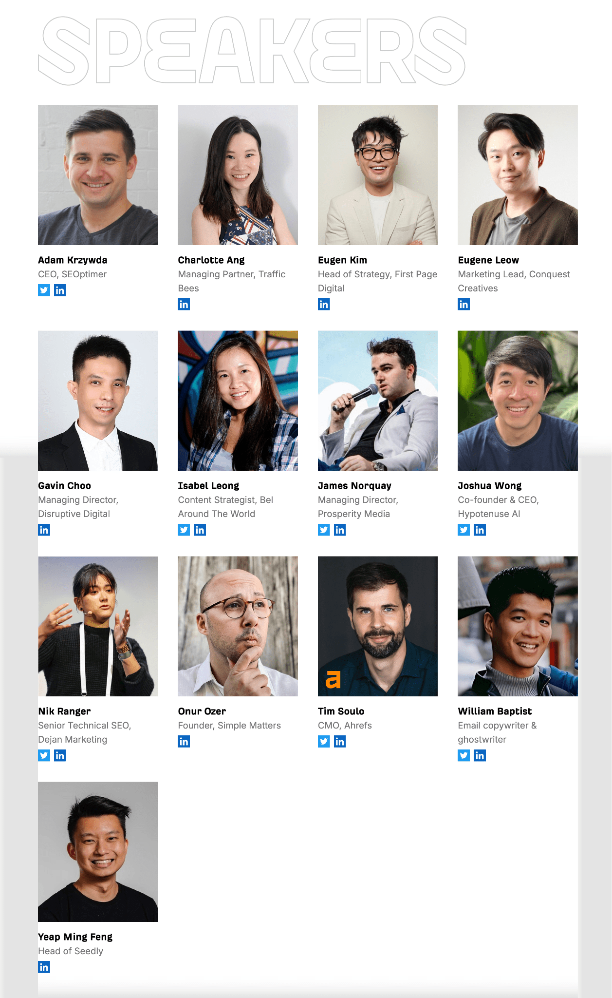 the-speaker-lineup-for-sg-seo-summit-2023 Event Marketing: The Ultimate Guide That Cost $400k to Make