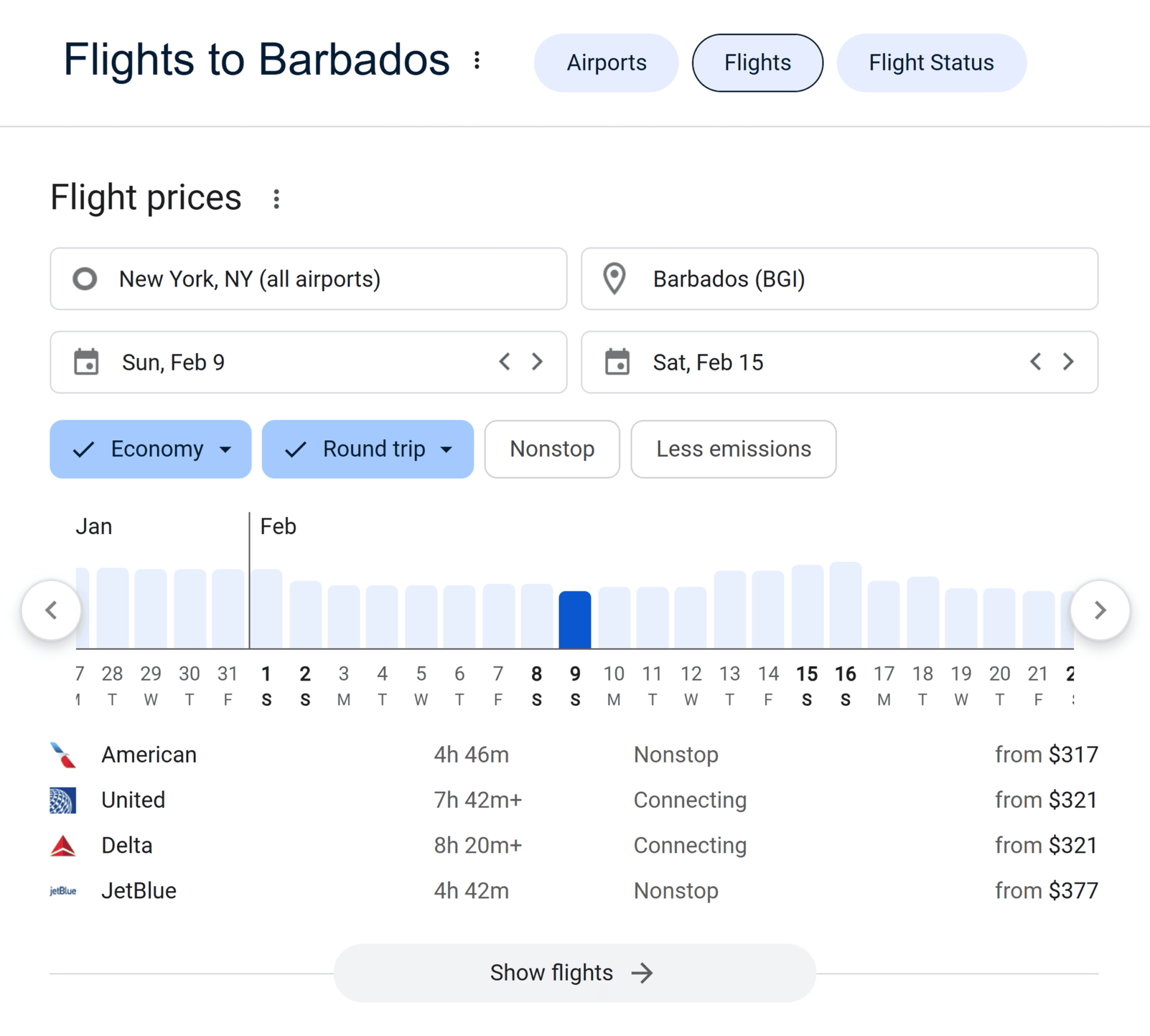 google-flights-and-hotels-flights-to-barbados How To Improve Your Travel SEO In 10 Steps